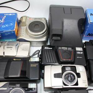 コンパクトカメラ 60台以上 ジャンクセット konica C35 AF2 ＋ ESPIO ＋ GOKO＋ Nikon TW2D ＋ Vixen VX-2 ＋ Capios 140 等 まとめて 大量の画像10