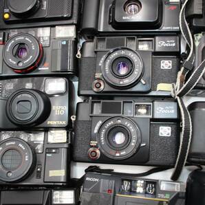 コンパクトカメラ 60台以上 ジャンクセット konica C35 AF2 ＋ ESPIO ＋ GOKO＋ Nikon TW2D ＋ Vixen VX-2 ＋ Capios 140 等 まとめて 大量の画像3