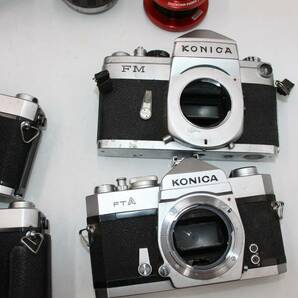 ジャンク カメラ13台&レンズ10本セット EBC Fujinon 55mm F1.8 ＋ HEXANON 57mm F1.4 ＋ Kowa SET R2＋ YASHICA PENTA J 他 まとめての画像8