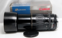 ☆もっと遠くへ☆CANON EF 100-300mm F1:4-5.6 USM♪レンズフード付きで気分はプロカメラマン♪元箱やレンズケース付き☆_画像5