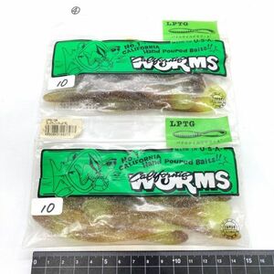 711445 新品 カリフォルニアワーム パドルテールグラブ 4インチ ２０本④ CALIFORNIA WORM PADDLE TAIL GRUB LPTG-124 フレットウィニー/レ