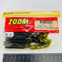 711537 ZOOM/ZBC C-テール カーリーテール ３６本 ZOOM BAIT COMPANY ズーム リボンテール シードレスウォーターメロン_画像3