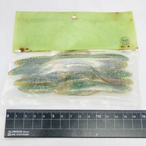 613968 新品 カリフォルニアワーム パドルテールグラブ ４インチクラス １０本 CALIFORNIA WORM PADDLE TAIL GRUB オールド品 希少紙パケ_画像2