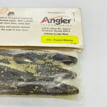 711738 新品 アングラーズチョイス Ｚ－シャッド 4インチ パープルウィニー ANGLER'S CHOICE Z-SHAD オールド品 希少入手困難品_画像4