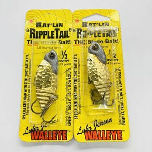 613428 新品 ルーハージェンセン ラトリン リップルテール 1/2oz ２個セット LUHRJENSEN RAT'LIN RIPPLE TAIL WALLEYE