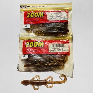 613500 新品 ZOOM/ZBC 6インチ リザード ２パック １８本① パンプキンチャートリュース ZOOM BAIT COMPANY ズーム LIZARD 旧マテリアル？