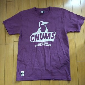 チャムス　CHUMS　ロゴTシャツ　Sサイズ