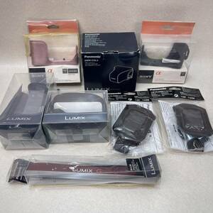 H3065* used unused goods *SONY body case,LUMIX Panasonic lens jacket, case, multi case, shoulder strap, including in a package un- possible 