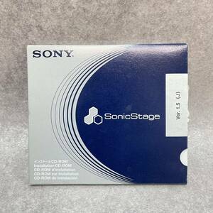 J2133★ヴィンテージ SONY net MDウォークマン用　CDROMソフト　sonic stage ver 1.5J 