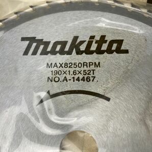 sk★未使用/保管品☆makita マキタ チップソー 3枚 木工用 直径190㎜ 刃数52Ｔ 厚さ1.6mm No.A-14467 現状品★の画像3