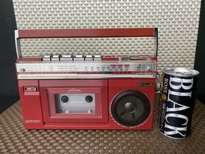 gfy* operation verification ending *Victor Victor radio cassette recorder radio-cassette RC-S11 red cassette reproduction / radio reception OK! present condition goods *