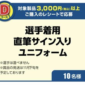 北海道日本ハムファイターズ 加藤貴之選手 選手着用直筆サイン入りユニフォーム 実使用 BBM EPOCHの画像5