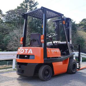 ◆TOYOTA トヨタ フォークリフト 4FGL15 ●最大揚高3000mm●最大荷重1500KG●作動確認済【中古品】3本目レバーヒンジ付きの画像2