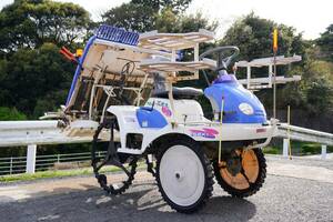 *ISEKI rice planting machine P0294 Iseki agricultural machinery and equipment ...PQ4 rice transplanting machine PQ4-D *4 article * operation has been confirmed [ secondhand goods ] Shizuoka lake west departure 