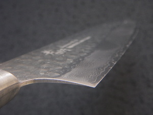 238㎜　TAKAYUKI　Damascus　VG-10　33layer　chefknife　堺孝行　シェフナイフ　牛刀包丁　VG10鋼　槌目ダマスカス　33層　キャンプ　BBQ