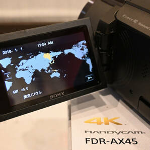 【送料無料！】★超美品・新品同様（開封後一度きり使用）★ SONY HANDYCAM FDR-AX45/TIC ブロンズブラウンの画像6