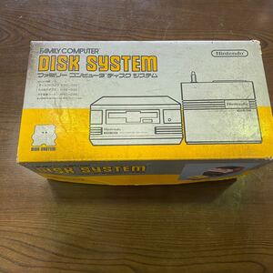  west 542 nintendo Famicom disk system body + box / owner manual * adaptor attached junk Nintendo disk system 