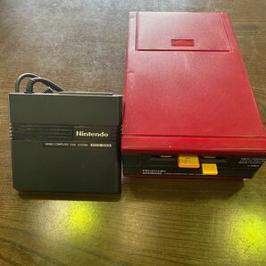 西542 任天堂 ファミコンディスクシステム 本体＋箱/取扱説明書・アダプター付属 ジャンク品 Nintendo ディスクシステム の画像2