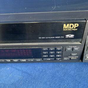 西542 SONY ソニー CD CDV LDプレーヤー MDP-711 デッキ 映像機器 の画像3