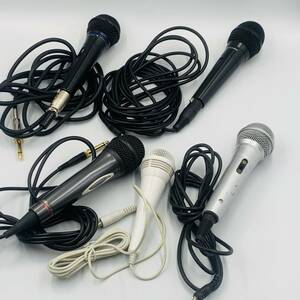 マイク 5点まとめ売り audio-technica SONY オーディオテクニカ ソニー ジャンク品 カラオケ F-V320 AT-K100