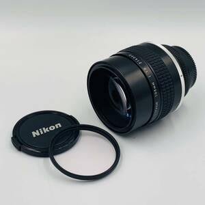 [ unused storage goods ]Nikon NIKKOR 105mm F1.8 Ai-s Nikon Nikkor lens [1 jpy start ]