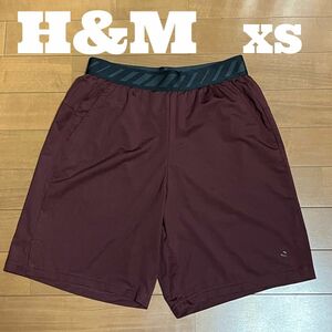 H&M SPORT メンズ　ドライハーフパンツ　ショートパンツ　XS