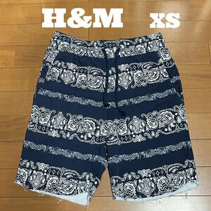 H&M メンズ　ハーフパンツ　ショートパンツ　XS