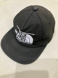 THE NORTH FACE ノースフェイス ブラック キャップ　色褪せあり