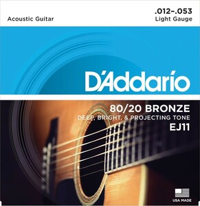 ダダリオ DAddario EJ11 Bronze Light アコースティックギター弦