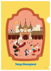 ビオレ 東京ディズニーリゾート クリアファイル ファンタジーランド ピノキオ Biore 非売品 Disney PINOCCHIO