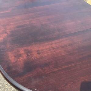 松本民芸 松本民芸家具 民芸家具 アンティーク ダイニングテーブル 木製 リビングテーブル の画像3