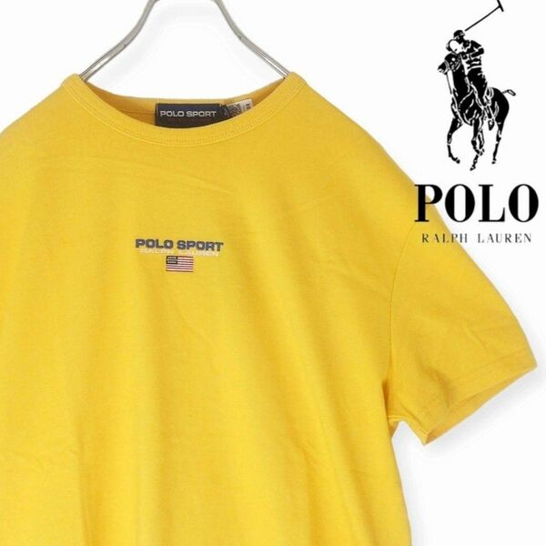 【新品タグ付き】POLO SPORT ポロスポーツ　へビーウェイト Tシャツ　センターロゴ　完売品　ラルフローレン