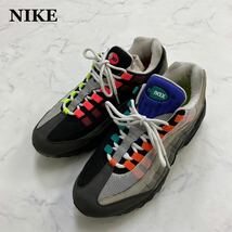 NIKE AIR MAX 95 OG QS ナイキ エア マックス クイックストライク 蛍光 ネオン 810375-078 28cm 現状品_画像1