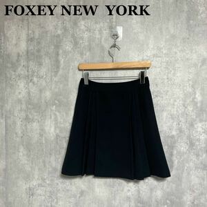 FOXEY NEW YORK スカート アコーディオン 38 フォクシー