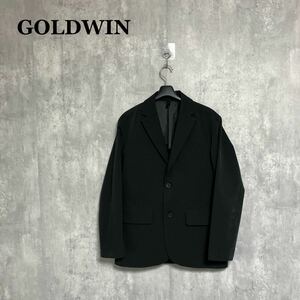 GOLDWIN 22AW ダブルクロスストレッチジャケット テーラードジャケット M ブラック ゴールドウィン