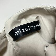 mizuiroind リネンプリント アシンメトリーワンピース 総柄 sarasa ミズイロインド_画像6