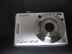 コンパクトデジタルカメラ　SONY　Cyber-Shot DSC-W35　シルバー　１台（中古品）