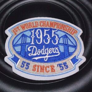 １９５５青橋LA◆新品MLB ロサンゼルス・ドジャース  優勝記念LA Dodgers 野球 ベースボール 刺繍ワッペン■アメリカ◆メジャーリーグ◇の画像6