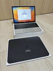 美品 純正スリーブあり MacBook 2017 12インチ 付属品未使用 シルバー 動作良好 Core m3 1.2GHz 8GB SSD 256GB FNYH2J/A