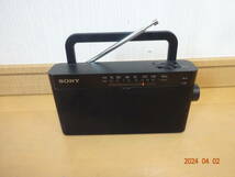 SONY ICF-306 FM/AM ラジオ 小型 高音質 高感度 動作品 簡単操作 手軽にラジオを楽しめます_画像1