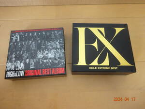 EXILE EXTREME BEST 3CD＋4Blu-ray 7枚組 CD-BOX/HIGH＆LOW ORIGINAL BEST ALUBUM 2CD＋ブルーレイ 3枚組 三代目/GENERATIONS等 完全網羅