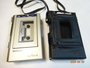 National ナショナル RQ-J6 one More J6 カセットレコーダー 再生確認済み 現状渡し 専用ショルダーケース付 日本製
