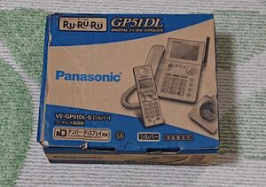  未使用 パナソニック コードレス電話機 子機1台付き VE-GP51DL-S Panasonic シルバー