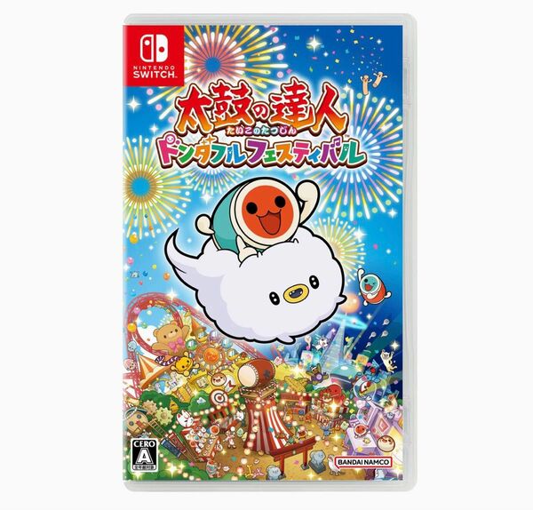 新品 未開封品 未使用 太鼓の達人 ドンダフルフェスティバル Nintendo Switch パッケージ ソフト ニンテンドー