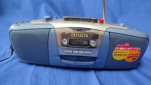 ラジカセ AIWA CS-P77 ジャンク要修理または部品取り用