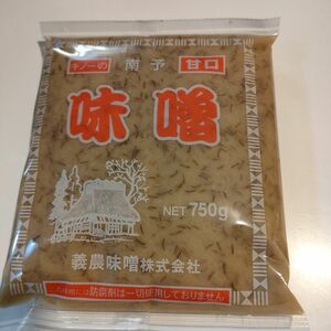 愛媛の大人気 麦味噌 南予の麦味噌 750g ギノー味噌 540円⇒500円 期間限定値下げ