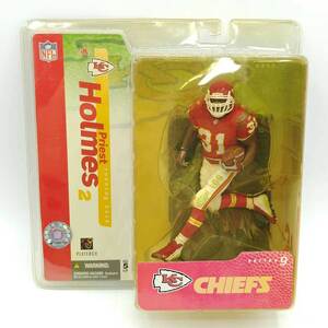 【中古】マクファーレントイズ NFL カンザスシティチーフス プリスト ホームズ フィギュア Chiefs Priest Anthony Holmes