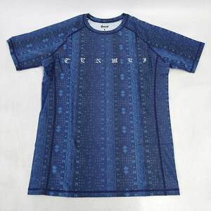 【中古・未使用品】Tenmei Original Paisley Rash Guard Short Sleeve ラッシュガード L メンズ 格闘技