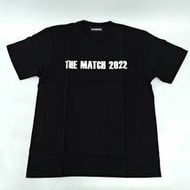 【中古・未使用品】THE MATCH 2022 Tシャツ L ブラック メンズ K-1 キックボクシング_画像1