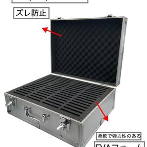 マグネットローダー PSA アタッシュケース 新品 シルバー PSA収納保管ケース 鑑定ケース保管 の画像3